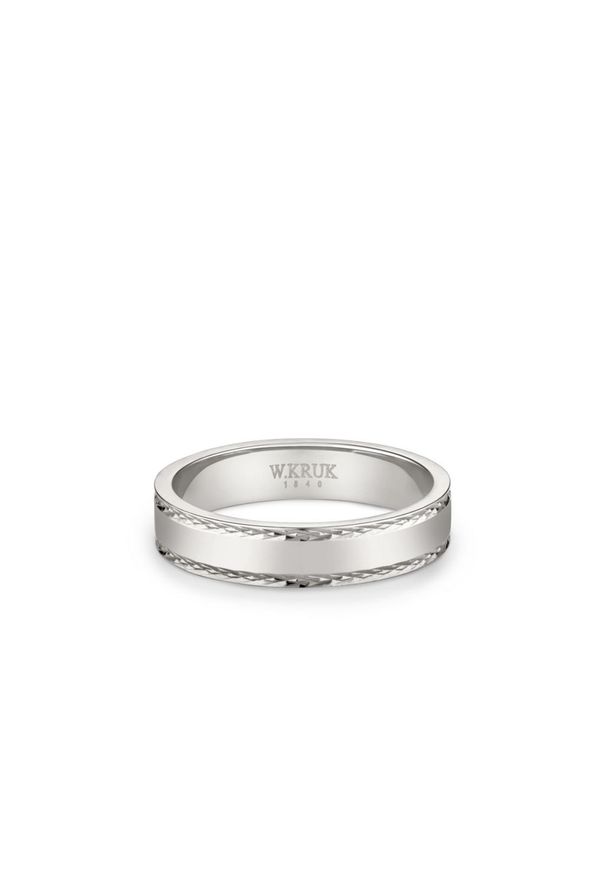 W.KRUK PROMOCJA Obrączka Złota - Grawer GRATIS - złoto 585 - ZSW/O_11B52G. Materiał: złote. Kolor: złoty. Wzór: gładki