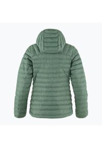FJÄLRÄVEN KANKEEN - Kurtka puchowa damska Fjällräven Expedition Lätt Hoodie. Kolor: zielony. Materiał: puch