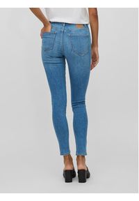 Vila Jeansy Sarah 14084766 Niebieski Skinny Fit. Kolor: niebieski