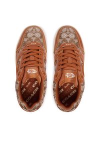 Coach Sneakersy CDE26 Brązowy. Kolor: brązowy. Materiał: skóra #6