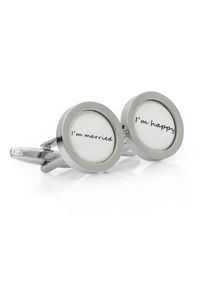Modini - Spinki do mankietów - I'm happy, I'm married A265 #1