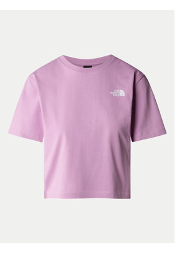 The North Face T-Shirt NF0A880N Różowy Regular Fit. Kolor: różowy. Materiał: bawełna