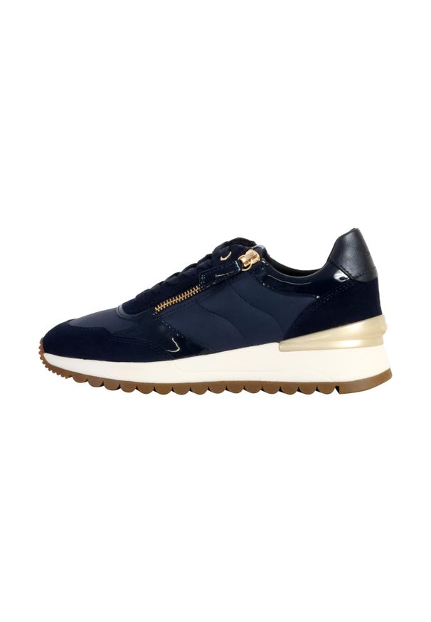 Tenisówki Geox Model D Desya Kolor Niebieski. Kolor: niebieski. Materiał: tkanina