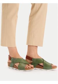 Pikolinos Sandały W9E-0912 Zielony. Kolor: zielony. Materiał: skóra #6