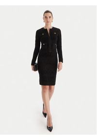 Marciano Guess Kardigan 5BGR06 5661Z Czarny Regular Fit. Kolor: czarny. Materiał: syntetyk