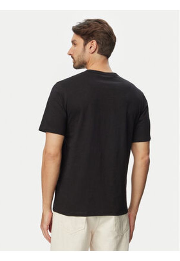 Jack & Jones T-Shirt Cassis 12295066 Czarny Regular Fit. Kolor: czarny. Materiał: bawełna