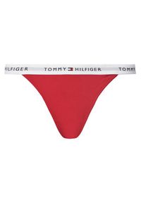 TOMMY HILFIGER - Tommy Hilfiger Komplet 3 par stringów UW0UW05757 Kolorowy. Materiał: bawełna. Wzór: kolorowy #9