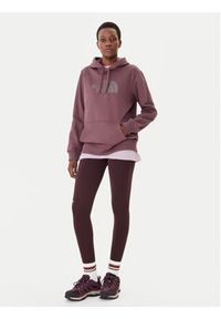 The North Face Bluza Drew Peak NF0A89EH Bordowy Regular Fit. Kolor: czerwony. Materiał: bawełna #3
