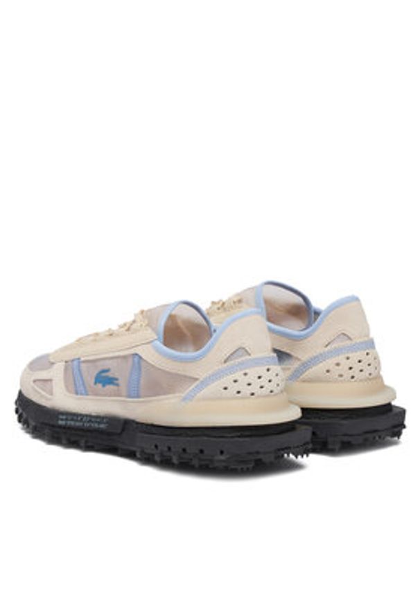 Lacoste Sneakersy Elite Active 51SFA0156 Beżowy jasny. Kolor: beżowy. Materiał: materiał