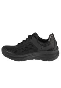 skechers - Buty sportowe Sneakersy męskie, Skechers D'Lux Walker. Kolor: czarny. Sport: turystyka piesza