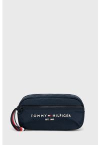 TOMMY HILFIGER - Tommy Hilfiger Kosmetyczka kolor granatowy. Kolor: niebieski. Materiał: poliester #1