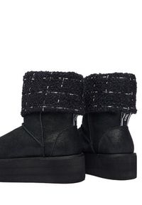 Karl Lagerfeld - KARL LAGERFELD Śniegowce Thermo KL48552 Czarny. Kolor: czarny. Materiał: materiał