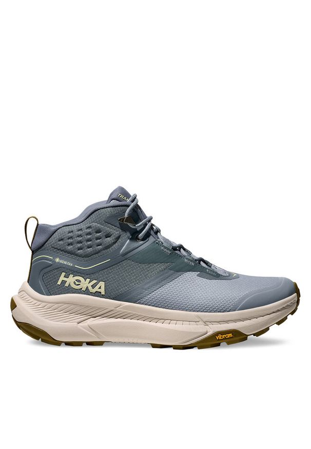 HOKA - Trekkingi Hoka. Kolor: niebieski. Sport: turystyka piesza