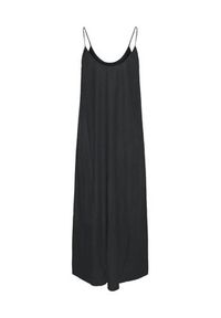 Pieces Sukienka letnia Pia 17151884 Czarny Loose Fit. Kolor: czarny. Materiał: len. Sezon: lato #4