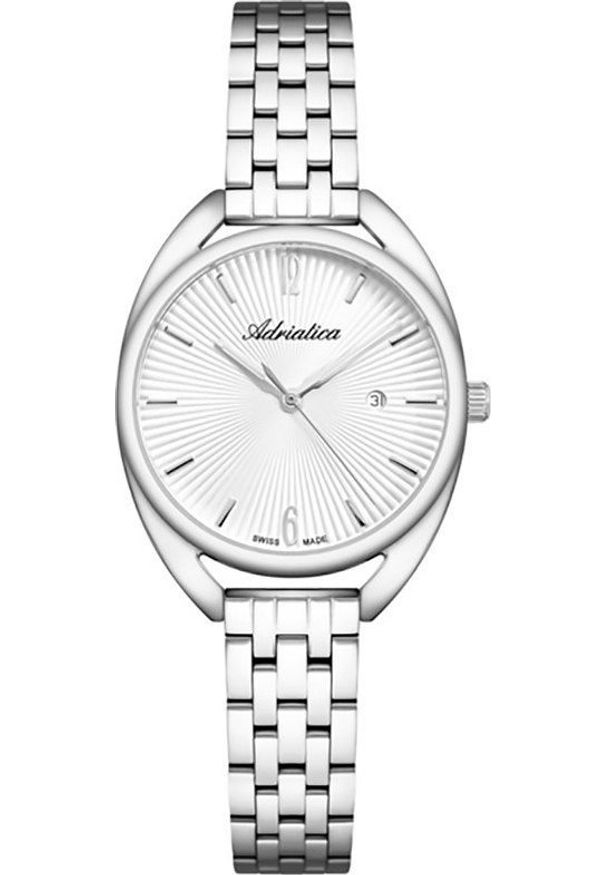 Zegarek Adriatica Zegarek damski Adriatica A3546.5153Q srebrny. Kolor: srebrny
