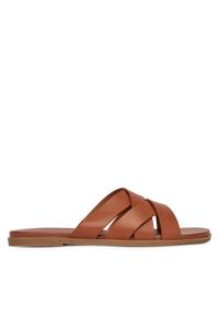 Clara Barson Klapki WS2520-03 Brązowy. Kolor: brązowy. Materiał: materiał, syntetyk