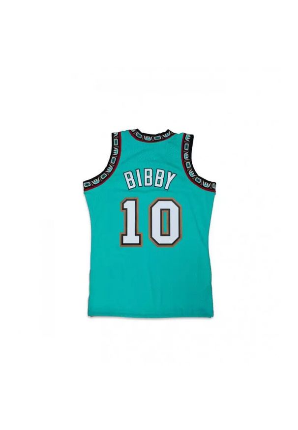 Mitchell & Ness - Koszulka NBA Vancouver Grizzlies Mike Bibby. Kolor: niebieski, wielokolorowy, zielony. Sport: koszykówka