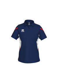 ERREA - Damski jersey Errea Carmen. Typ kołnierza: typu carmen. Kolor: niebieski, wielokolorowy, biały. Materiał: jersey #1