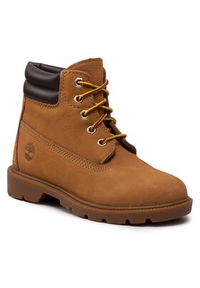 Timberland Trapery 6in Water Resistant Basic TB0A2M9F231 Brązowy. Kolor: brązowy. Materiał: nubuk, skóra #2