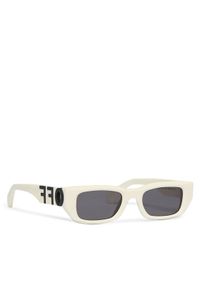 OFF-WHITE - Off-White Okulary przeciwsłoneczne OERI124 Biały. Kolor: biały #1
