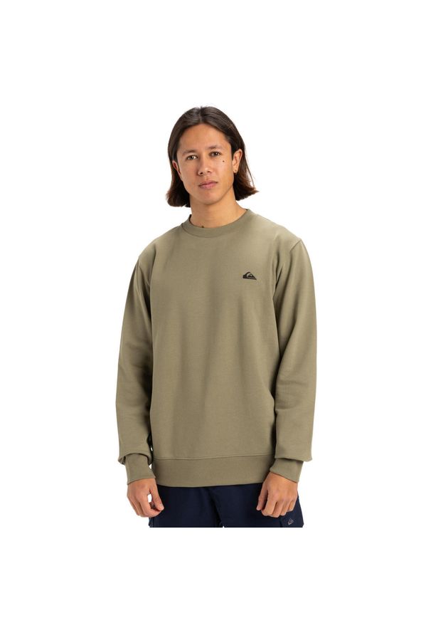 Quiksilver - Polar z okrągłym dekoltem dla Mężczyzn BASIC Beżowy. Kolor: beżowy. Materiał: materiał, poliester, bawełna