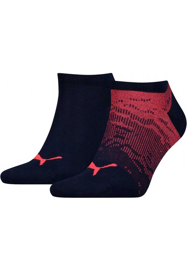 ZEAGLE - Skarpetki Puma Niskie Czarne/Czerwone 39-42 - Sportowy Komfort. Kolor: czarny, różowy, wielokolorowy. Materiał: elastan, poliamid, bawełna