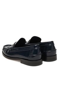 TOMMY HILFIGER - Tommy Hilfiger Mokasyny Hilfiger Penny Abrasivato FW0FW09323 Granatowy. Kolor: niebieski. Materiał: skóra #4