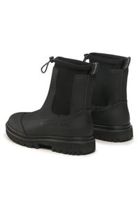 Calvin Klein Jeans Botki Chunky Combat Chelsea Boot Rub YW0YW01065 Czarny. Kolor: czarny. Materiał: skóra