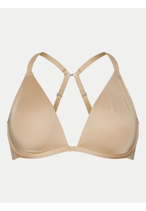 Hunkemöller Biustonosz z fiszbiną Smooth 206735 Beżowy. Kolor: beżowy. Materiał: syntetyk