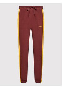 Levi's® Spodnie dresowe A3310-0001 Bordowy Relaxed Fit. Kolor: czerwony. Materiał: bawełna