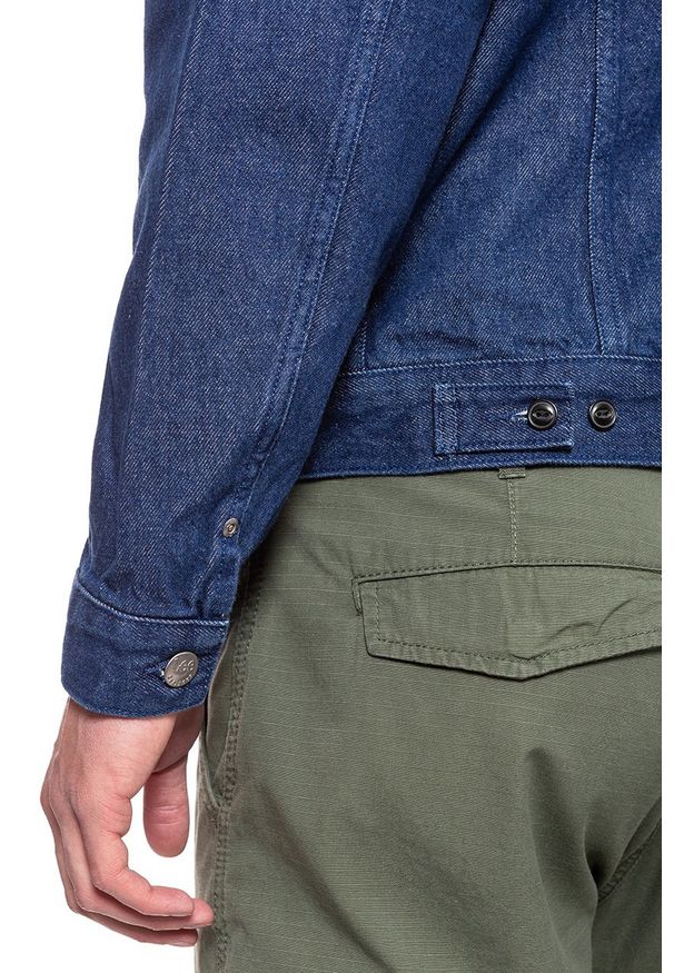Lee - KURTKA JEANSOWA LEE ZIP RIDER JACKET RINSE L89YGA36 112123945. Materiał: jeans