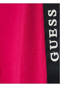 Guess Legginsy J2YB09 KABR0 Różowy Slim Fit. Kolor: różowy. Materiał: syntetyk