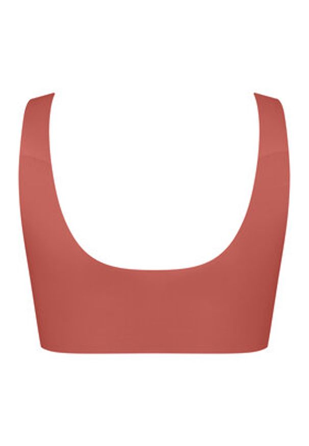 Sloggi Biustonosz top Zero Feel 10217786 Pomarańczowy. Kolor: pomarańczowy. Materiał: syntetyk