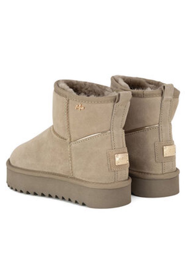 MEXX Śniegowce MICH2003943W Beżowy. Kolor: beżowy. Materiał: zamsz, skóra