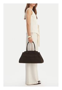 Gino Rossi - GINO ROSSI Torebka EO-LA224-19156A Brązowy. Kolor: brązowy. Materiał: zamszowe, skórzane #1