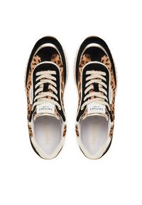 TwinSet - TWINSET Sneakersy 252TCP028 Brązowy. Kolor: brązowy. Materiał: zamsz, skóra #4