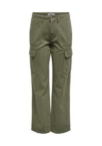only - ONLY Spodnie materiałowe 15300976 Zielony Loose Fit. Kolor: zielony. Materiał: bawełna #5
