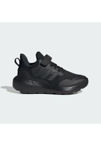 Adidas - Buty Fortarun 3 Kids. Okazja: na co dzień. Kolor: czarny, szary, wielokolorowy. Materiał: materiał. Sport: bieganie