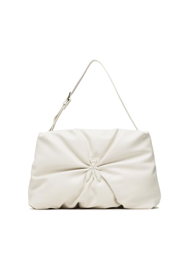 Torebka Patrizia Pepe 8B0080/E010-W338 Off White. Kolor: biały. Materiał: skórzane