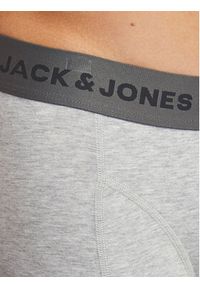 Jack & Jones - Jack&Jones Komplet 3 par bokserek Yannick 12252801 Szary. Kolor: szary. Materiał: wiskoza #7