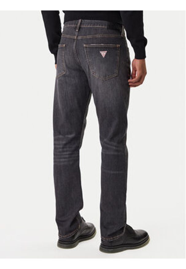 Guess Jeans Jeansy M6RA1C D5LW6 Czarny Slim Fit. Kolor: czarny