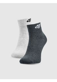 4f - 4F Skarpetki casual za kostkę (2-pack) chłopięce - multikolor 38-40. Kolor: wielokolorowy. Materiał: bawełna, włókno, materiał, poliamid