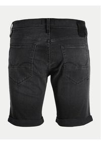 Jack & Jones - Jack&Jones Szorty jeansowe Rick 12249085 Czarny Regular Fit. Kolor: czarny. Materiał: bawełna
