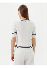 LOLA CASADEMUNT Kardigan LS2511007 Biały Regular Fit. Kolor: biały. Materiał: syntetyk #3