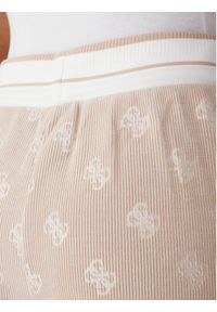 Guess Spodnie dresowe V5BB00 K1902 Brązowy Wide Leg. Kolor: brązowy. Materiał: syntetyk #5