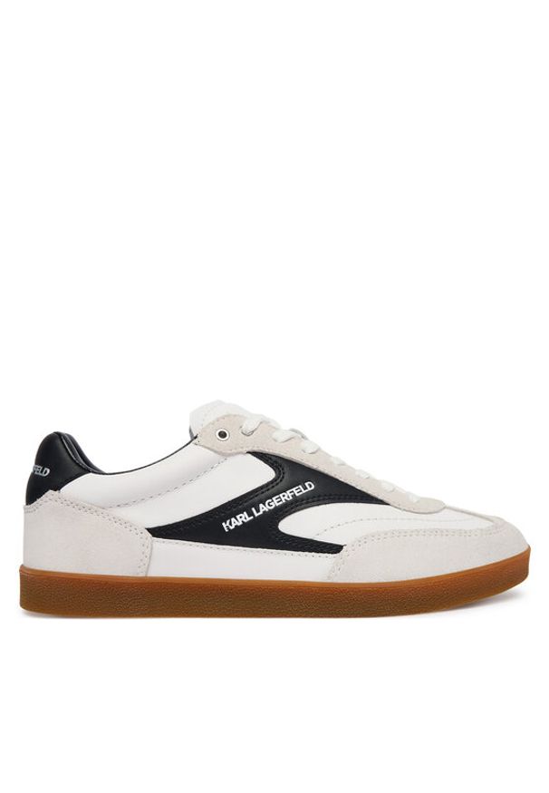 Karl Lagerfeld - KARL LAGERFELD Sneakersy Kandidate KL53855 Biały. Kolor: biały. Materiał: skóra, zamsz
