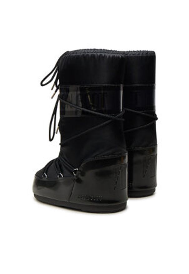 Moon Boot Śniegowce 80D1401680 Czarny. Kolor: czarny. Materiał: skóra