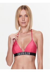 Calvin Klein Swimwear Góra od bikini KW0KW01967 Różowy. Kolor: różowy. Materiał: syntetyk