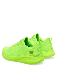 skechers - Skechers Sneakersy Bobs Squad Chaos-coo 117216/LIME Zielony. Kolor: zielony. Materiał: materiał #4