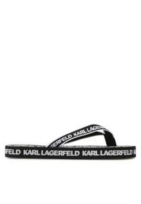 Karl Lagerfeld - KARL LAGERFELD Japonki KL81003 Y01 Czarny. Kolor: czarny. Materiał: materiał #1